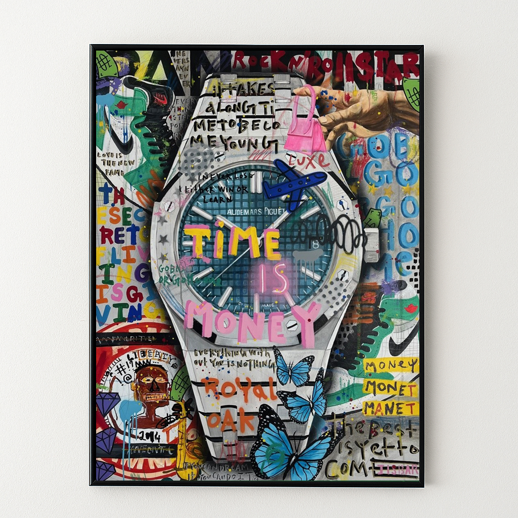 [Nhiều bức] Watch Pop Art Graffiti
