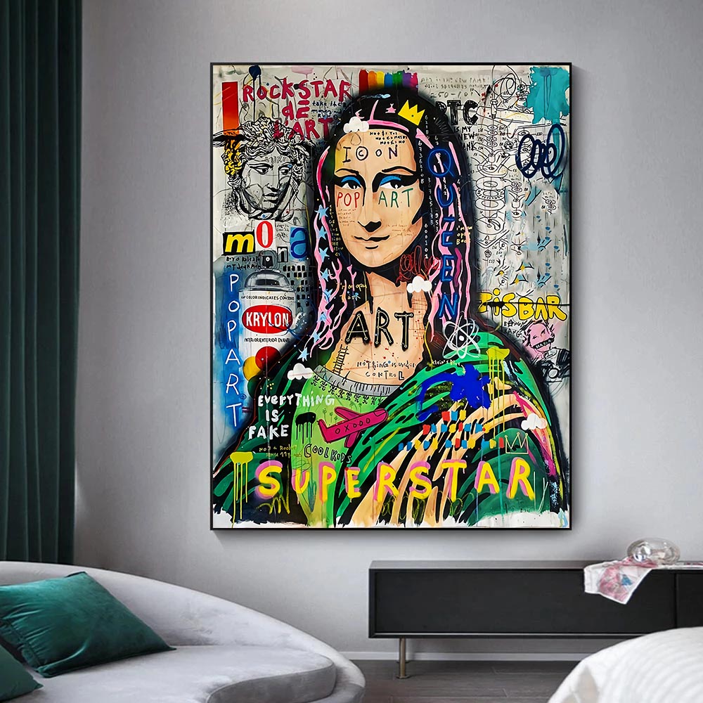 Combo Flash Sale – Mona Lisa Pop Art (2 tranh)