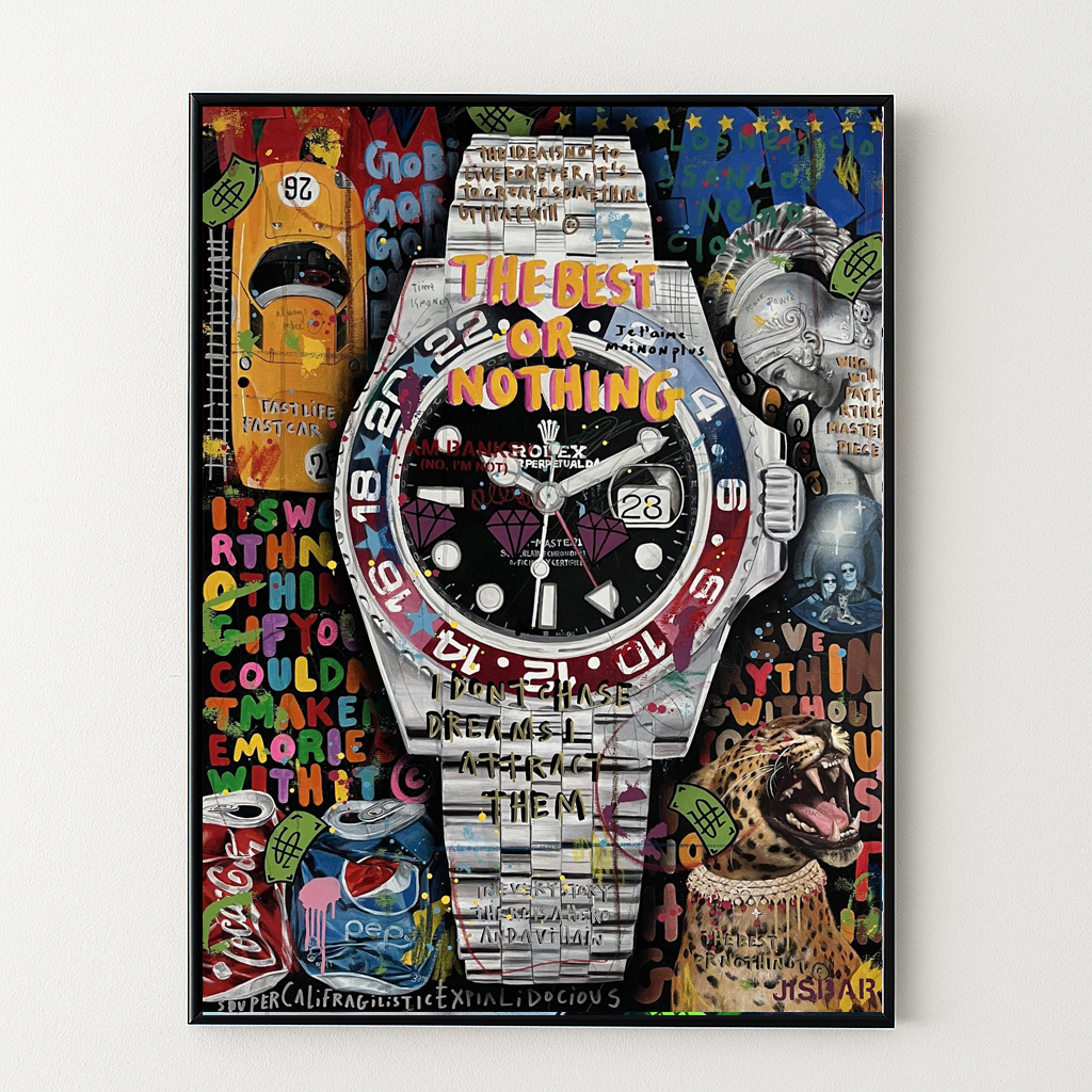 [Nhiều bức] Watch Pop Art Graffiti