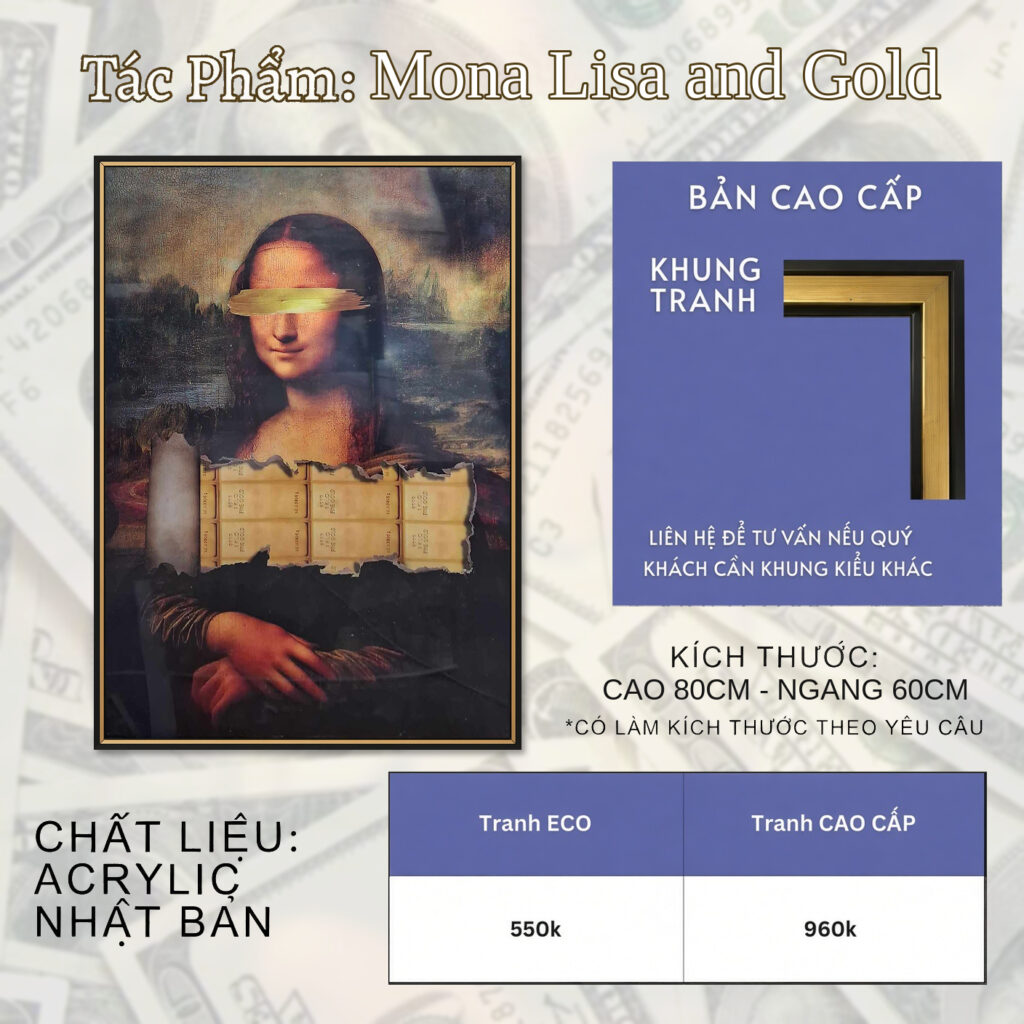 Mona Lisa and Gold