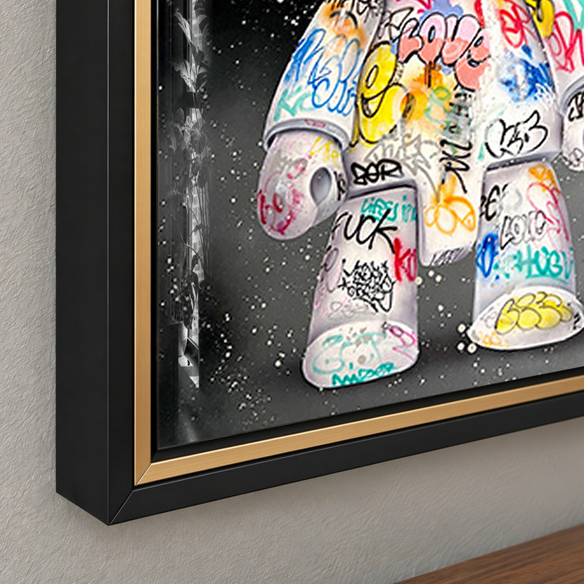 Gấu Bearbrick Graffiti