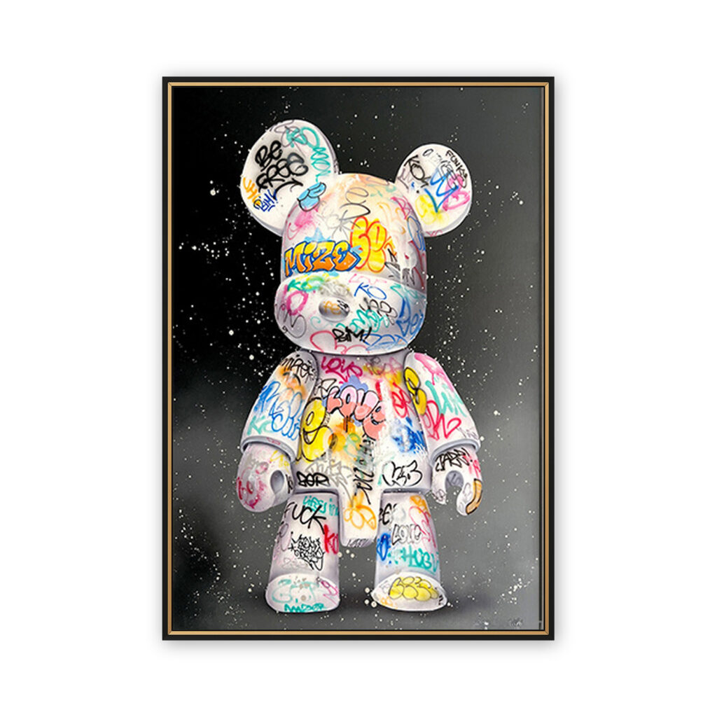 Gấu Bearbrick Graffiti