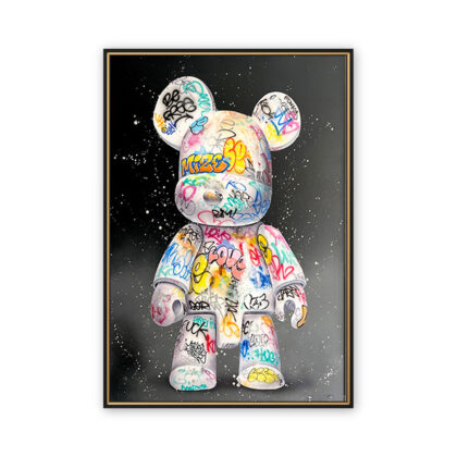 Gấu Bearbrick Graffiti