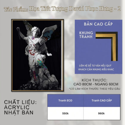Họa Tiết Tượng David Phục Hưng - 2