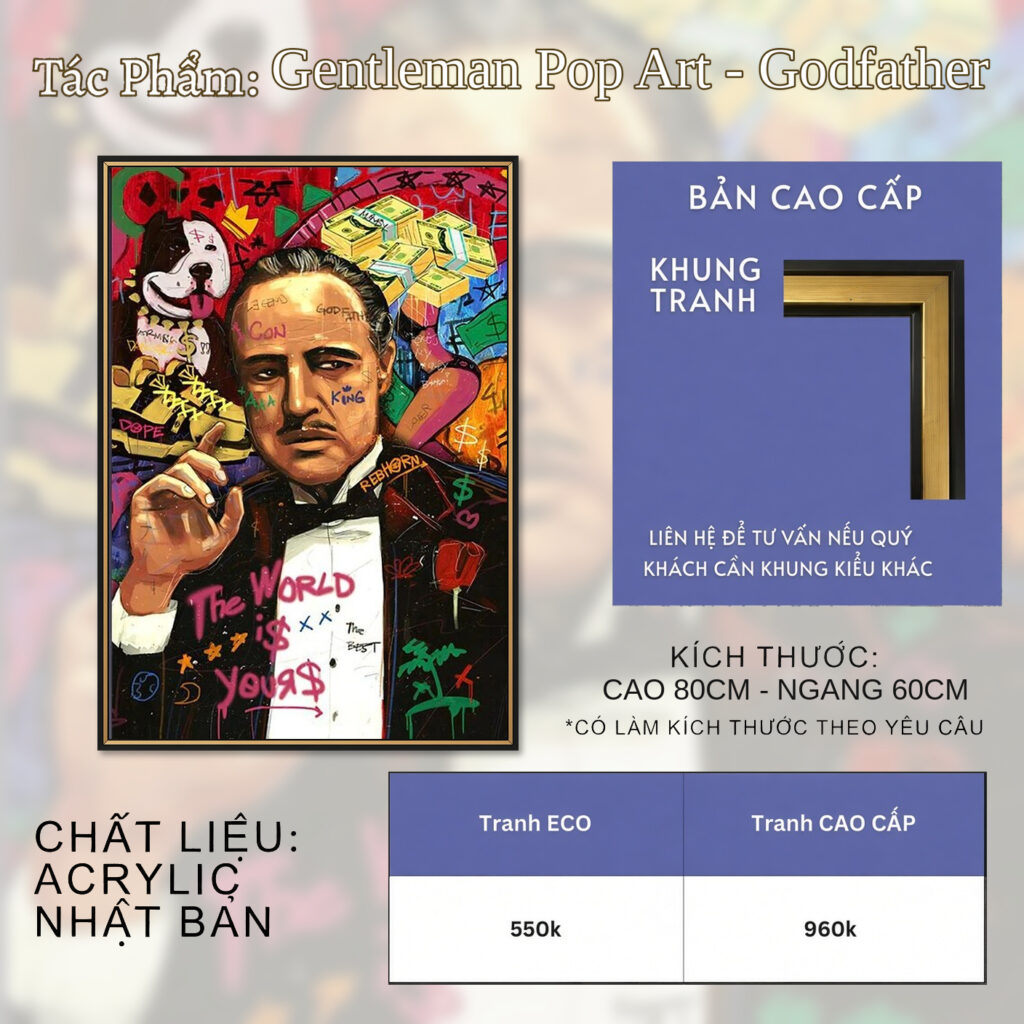Gentleman Pop Art - Godfather