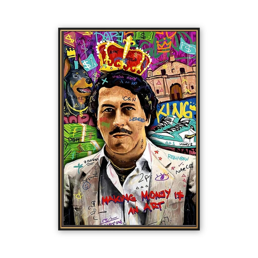 Gentleman Pop Art - PABLO ESCOBAR