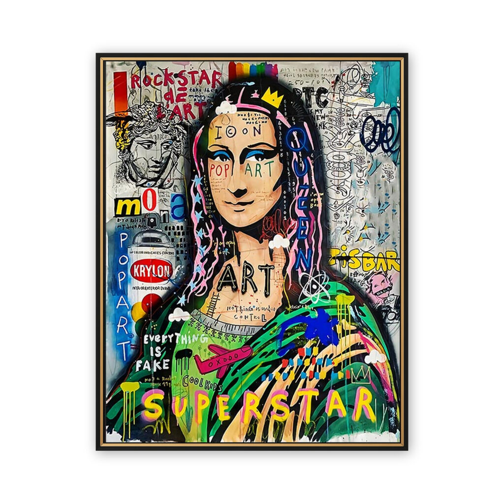 Mona Lisa Pop Art 1