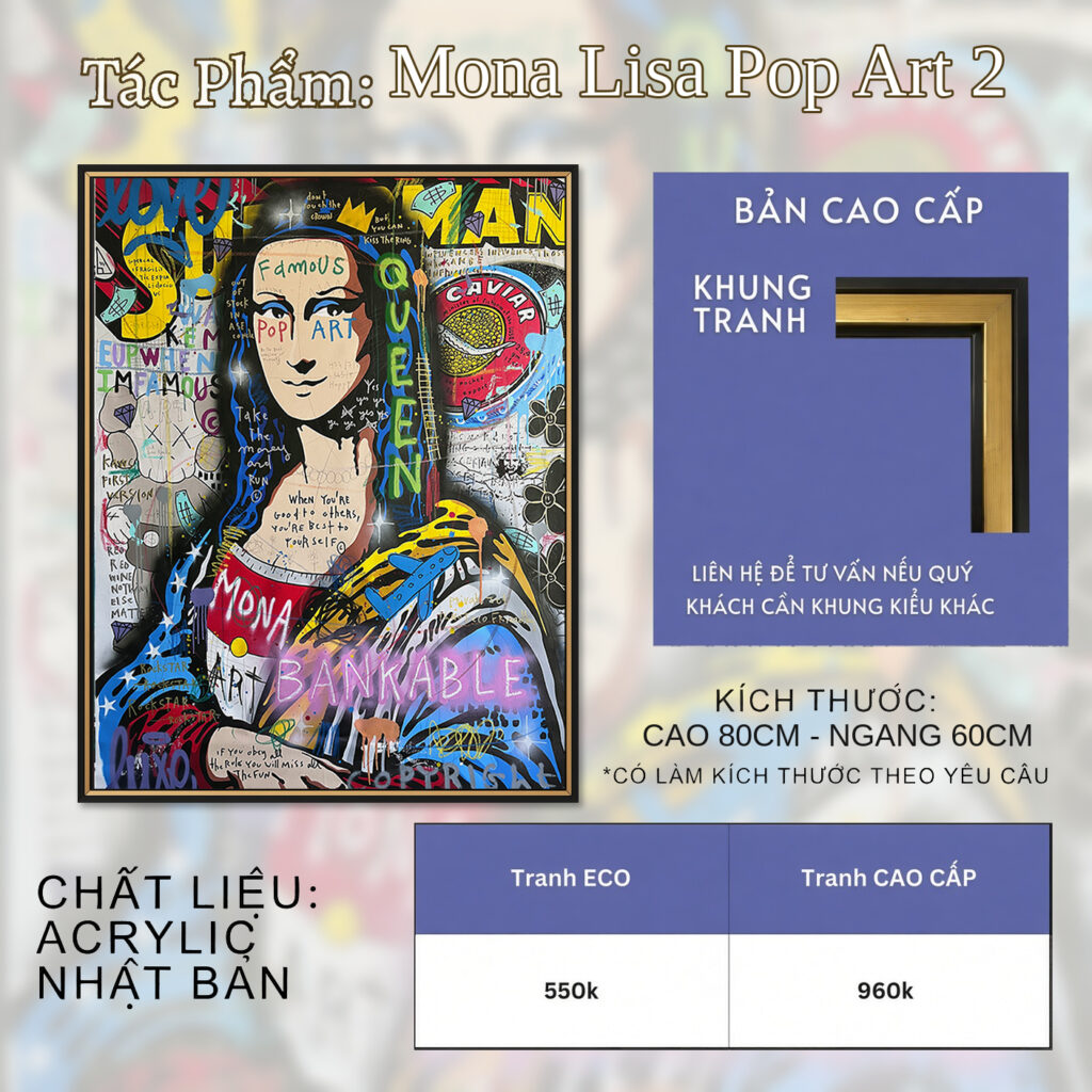 Mona Lisa Pop Art 2