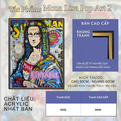 Mona Lisa Pop Art 2