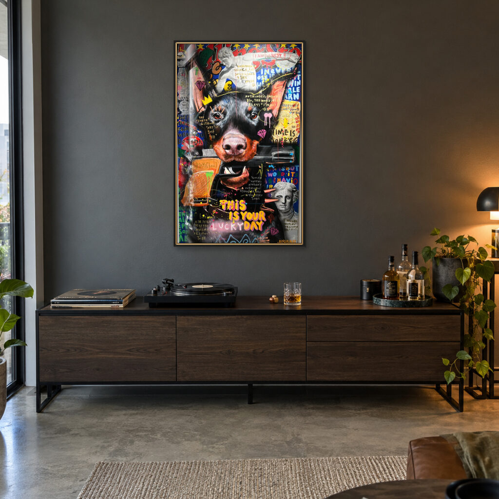 Luxury Dog Pop Art