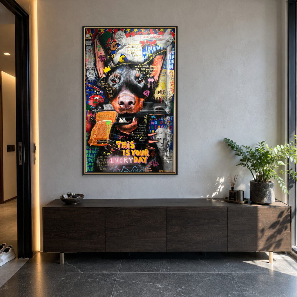 Luxury Dog Pop Art