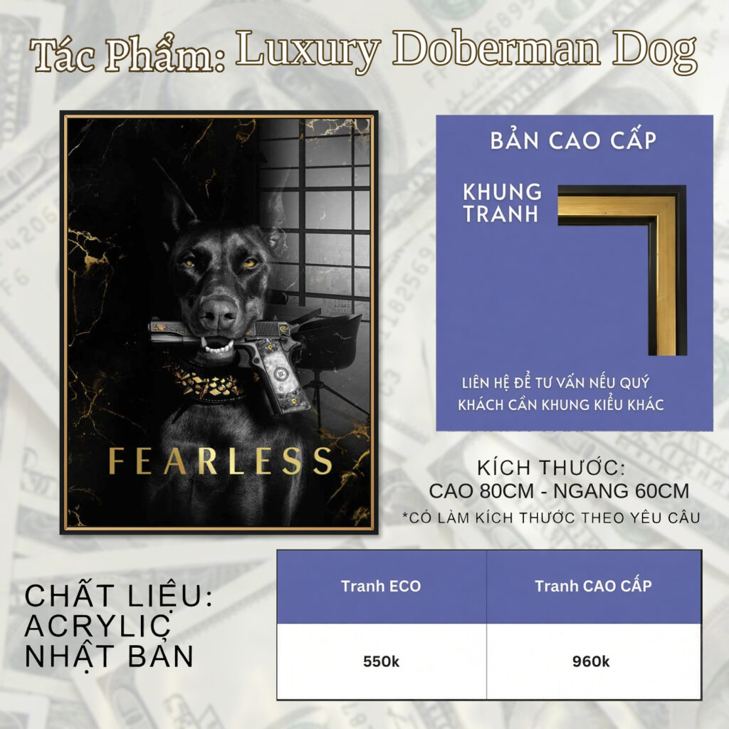 Luxury Doberman Dog