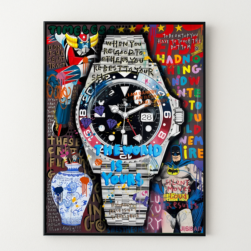 [Nhiều bức] Watch Pop Art Graffiti