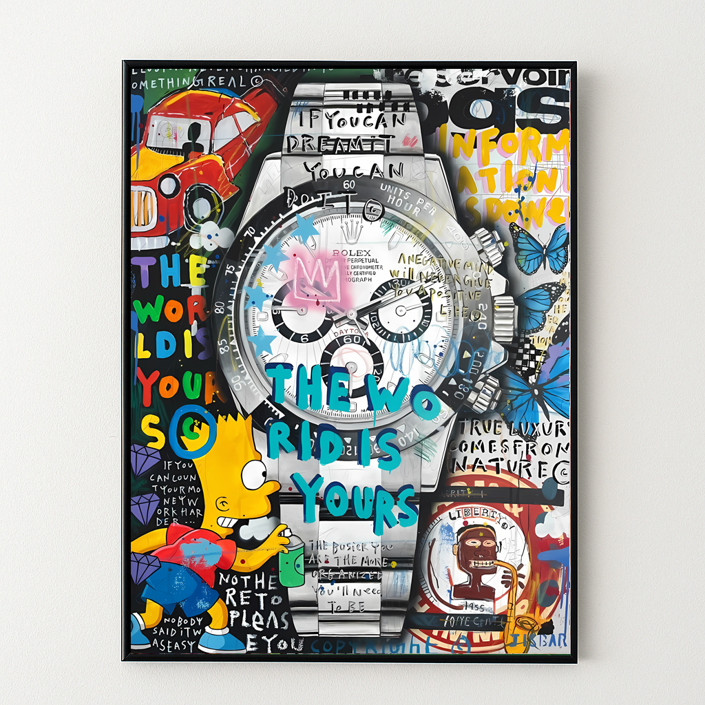 [Nhiều bức] Watch Pop Art Graffiti