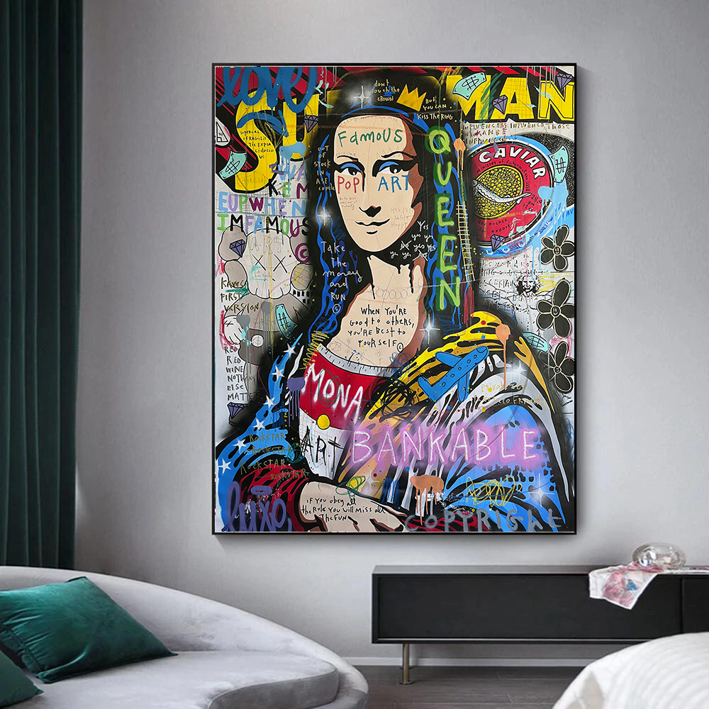 Combo Flash Sale – Mona Lisa Pop Art (2 tranh)