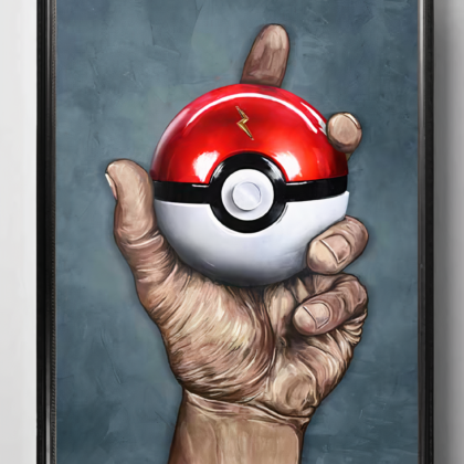 [2 Bức] Poke Ball x Dragon Ball