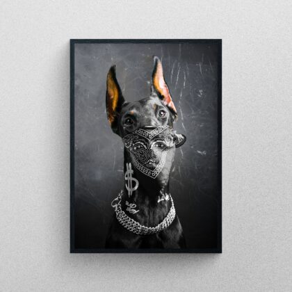 [3 Bức] Chó Doberman