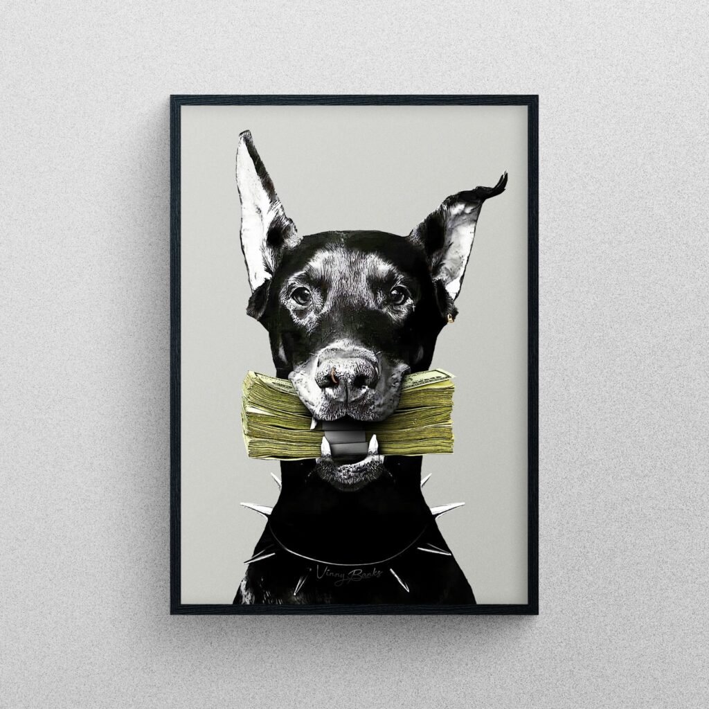 [3 Bức] Chó Doberman