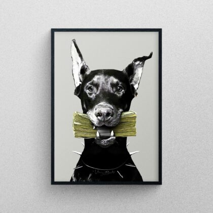 [3 Bức] Chó Doberman