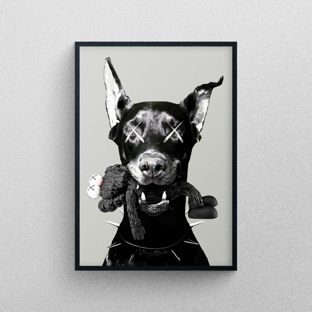 [3 Bức] Chó Doberman