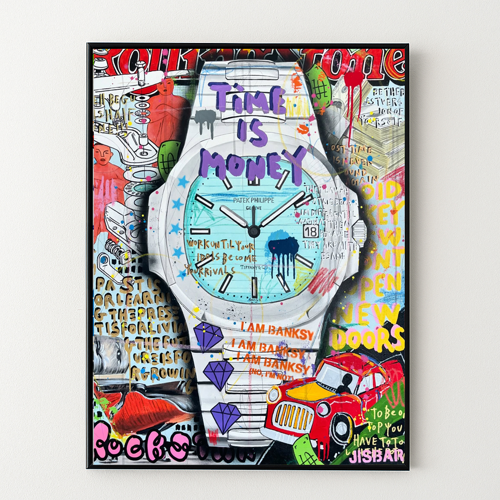 [Nhiều bức] Watch Pop Art Graffiti