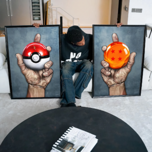 [2 Bức] Poke Ball x Dragon Ball
