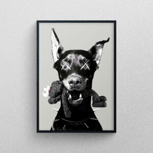 [3 Bức] Chó Doberman