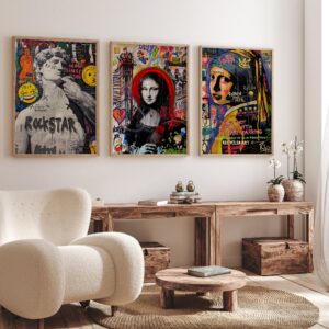 [3 bức] Bộ 3 tuyệt tác - Pop Artwork